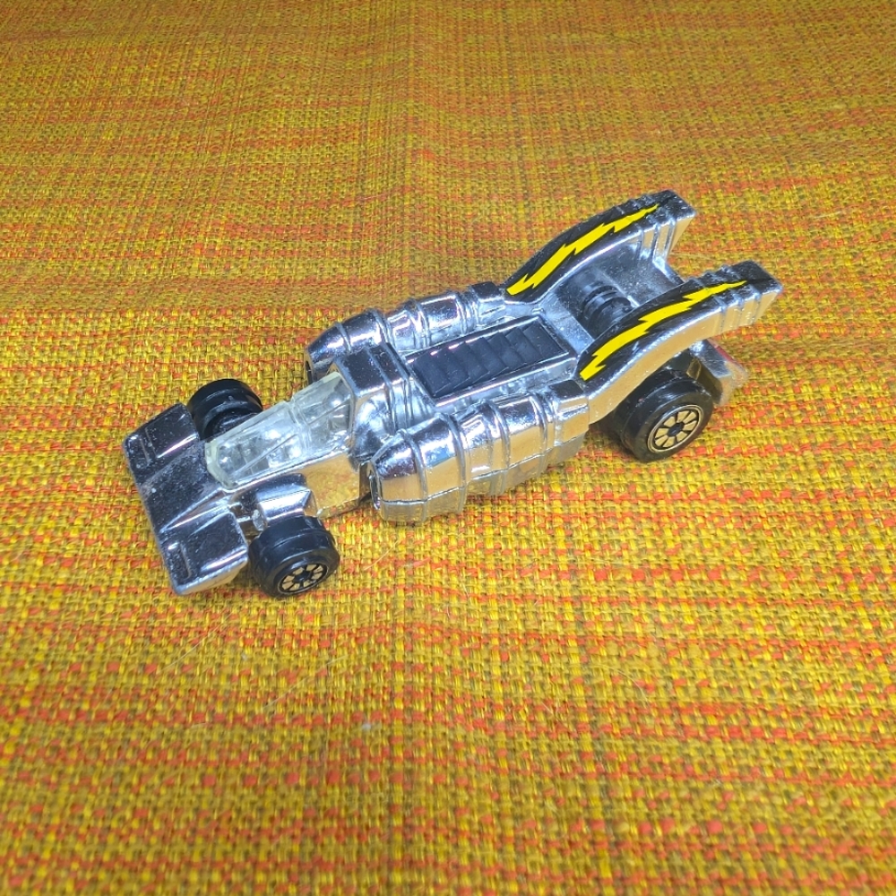 Silver and Black Toy Car